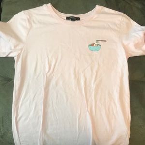 Pink ramen shirt